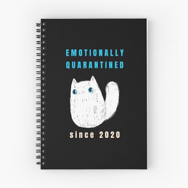 Item preview, Anxiety Cycle Cats – Emotionally Quarantined Since 2020 Cat Meme designed and sold by ContigoART.