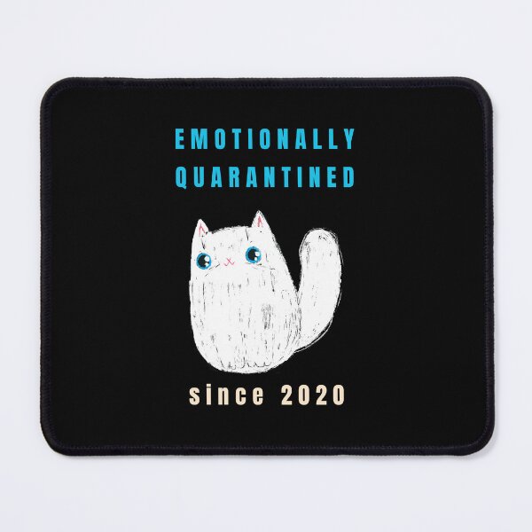 Item preview, Anxiety Cycle Cats – Emotionally Quarantined Since 2020 Cat Meme designed and sold by ContigoART.