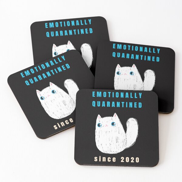 Item preview, Anxiety Cycle Cats – Emotionally Quarantined Since 2020 Cat Meme designed and sold by ContigoART.