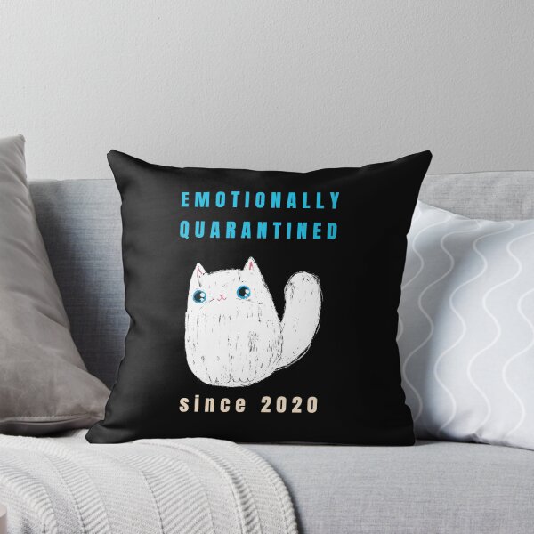 Item preview, Anxiety Cycle Cats – Emotionally Quarantined Since 2020 Cat Meme designed and sold by ContigoART.