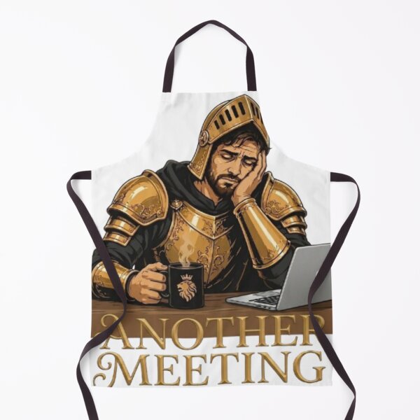 Item preview, Another Meeting Tired Knight Office Humor Art designed and sold by Northern Glow Art.