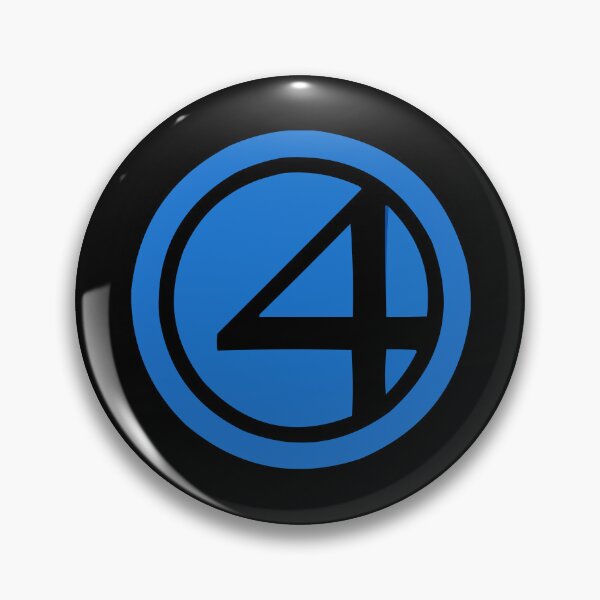Item preview, Fantastic Four Classic Blue Superhero Logo Symbol designed and sold by lolahawkinss.