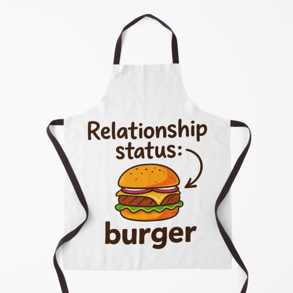 Item preview, Relationship Status: Burger – Funny Food Lover Design, Cheeseburger Humor designed and sold by MartBook.