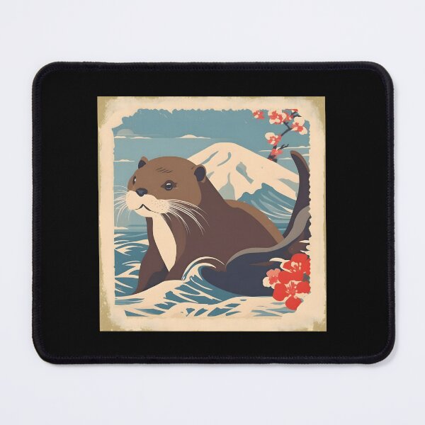 Item preview, Japanese Otter Cherry Blossom Swim designed and sold by at85productions.