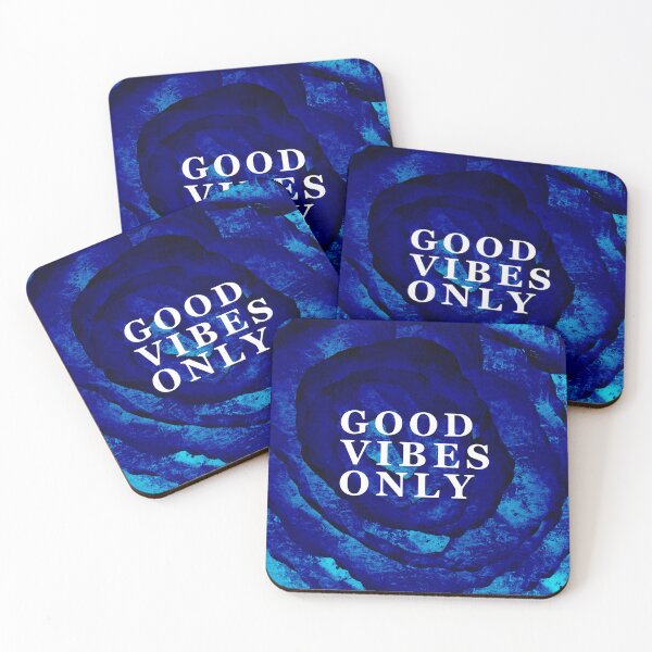 Item preview, Good Vibes Only Blue Rose designed and sold by Fern&Lantern.
