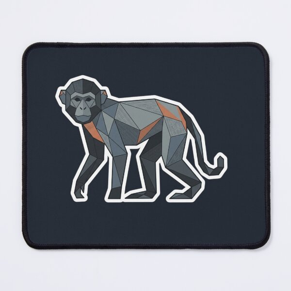 Item preview, Urban Monkey Sticker – Monkey Design with Orange Accents for Streetwear Style designed and sold by bsbd-action.