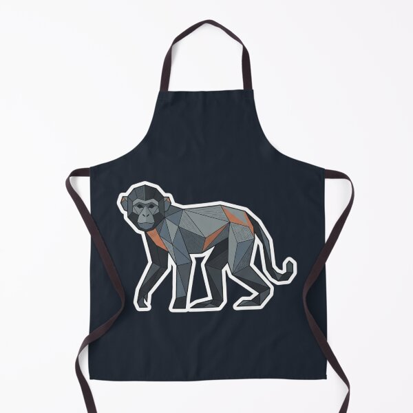 Item preview, Urban Monkey Sticker – Monkey Design with Orange Accents for Streetwear Style designed and sold by bsbd-action.
