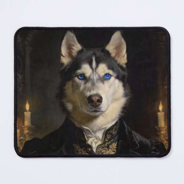 Item preview, Husky Portrait | Vintage Dog Art designed and sold by VelarisMoon.