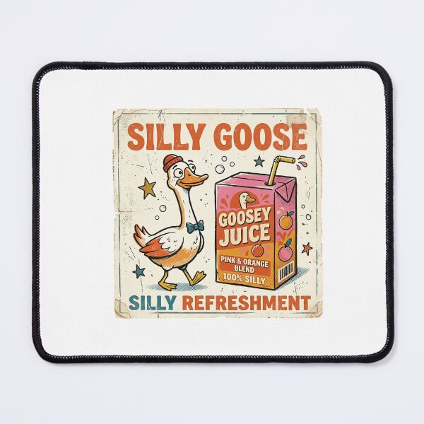 Item preview, Silly Geese Juice Co. Distressed Poster designed and sold by DuckOddity.