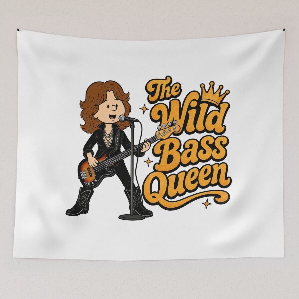 Item preview, The Wild Bass Queen designed and sold by jacon123.