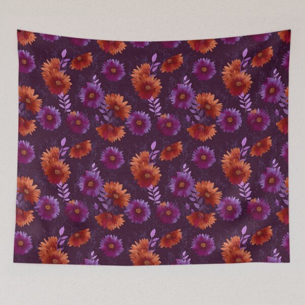 Item preview, Radiant Daisy Print  - Flower Bouquet Pattern   - Bridal Shower Gifts designed and sold by RoyalStarsPatts.