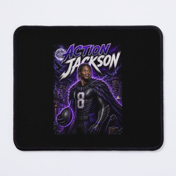 Item preview, Lamar “Action” Jackson  designed and sold by Gridiron Comics.