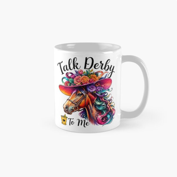 Item preview, Talk Derby To Me Funny Floral Hat Horse Racing Mint Julep Party designed and sold by AnnDesignStudio.