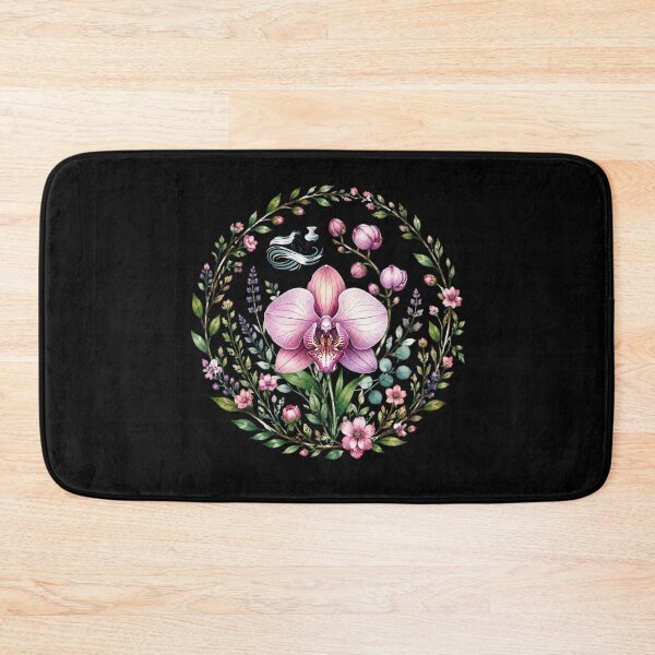 Item preview, Aquarius Celestial Botanical - Exotic Orchid Wreath designed and sold by MoonSoul Studio.