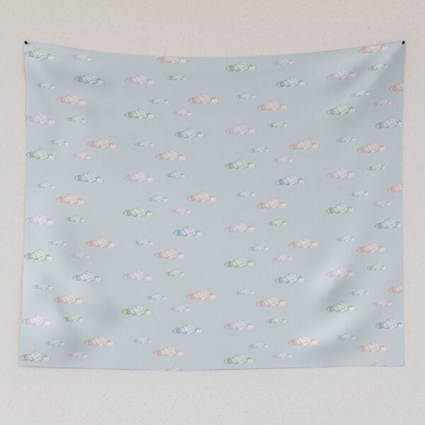 Item preview, Colorful Clouds Stickers Prints Posters Wall Art Magnet Home Coffee Cup Decoration TShirt Stationary Notebook Magnet Hat Kitchen Work School Office Redbubble Shop designed and sold by Saritas Boutique Shop.