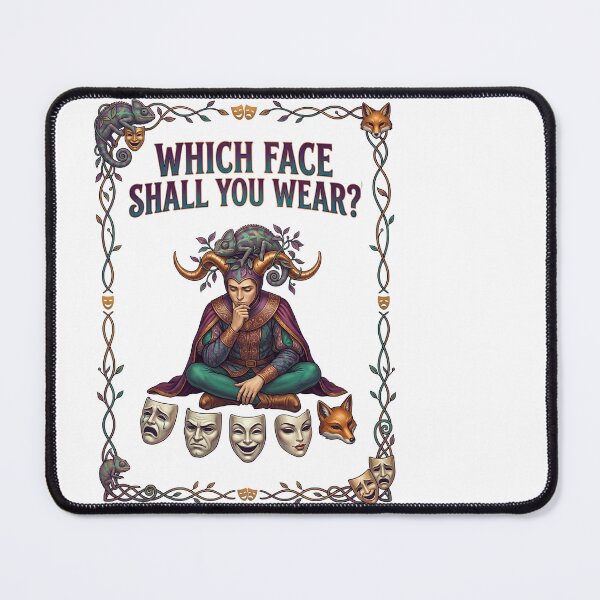 Item preview, Which Face Shall You Wear Mystical Satyr designed and sold by TeeARTHY.