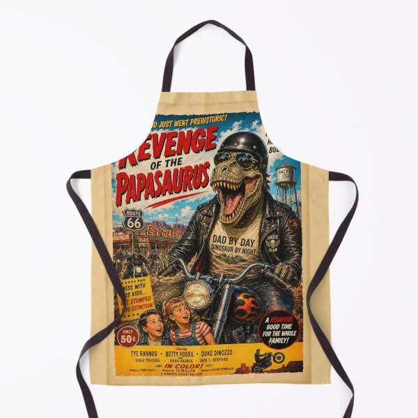 Item preview, Papasaurus Retro Movie Poster for Fathers Day designed and sold by PetsArt.