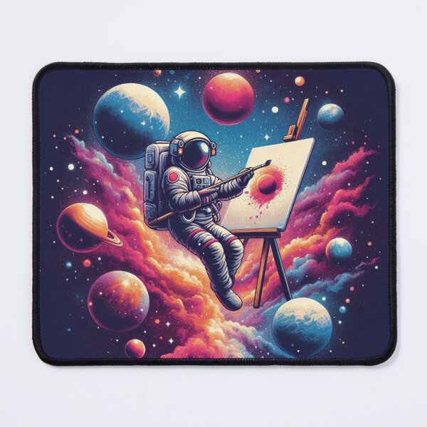 Item preview, Astronaut Painter – Cosmic Art Adventure designed and sold by Dogandesighn.