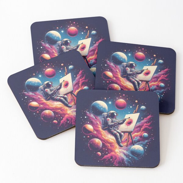 Item preview, Astronaut Painter – Cosmic Art Adventure designed and sold by Dogandesighn.