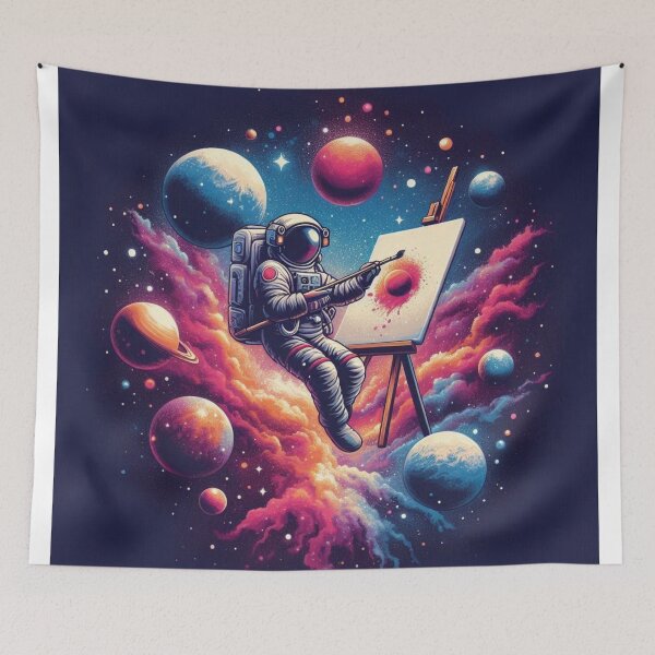 Item preview, Astronaut Painter – Cosmic Art Adventure designed and sold by Dogandesighn.