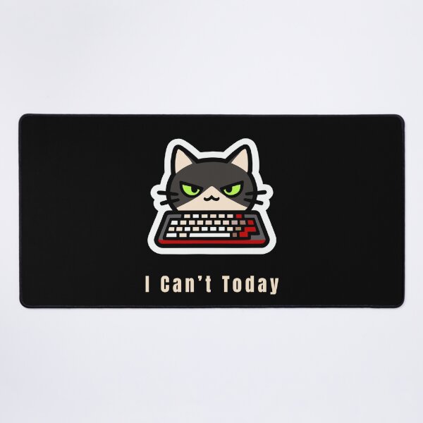Item preview, Anxiety Cycle Cats – I Can’t Today Burnout Work From Home Cat designed and sold by ContigoART.