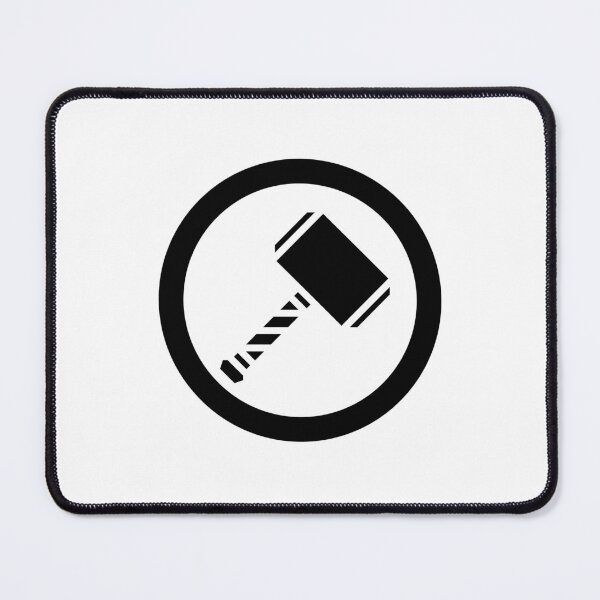 Item preview, Thor God of Thunder Mjolnir Minimalist Dark Design designed and sold by lolahawkinss.