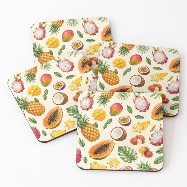 Item preview, Tropical Fruit Pattern – Seamless Exotic Summer Fruit Design designed and sold by Islabonita..