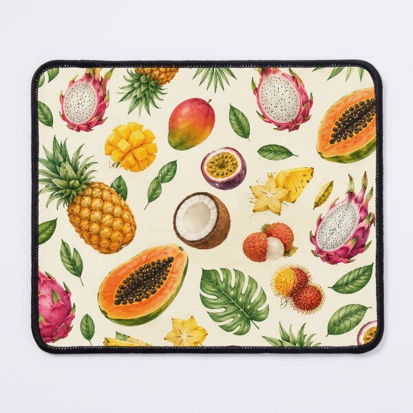 Item preview, Tropical Fruit Pattern – Seamless Exotic Summer Fruit Design designed and sold by Islabonita..