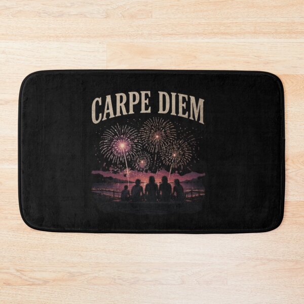 Item preview, Carpe Diem Fireworks Retro Sunset Design designed and sold by MS-DesignArt.
