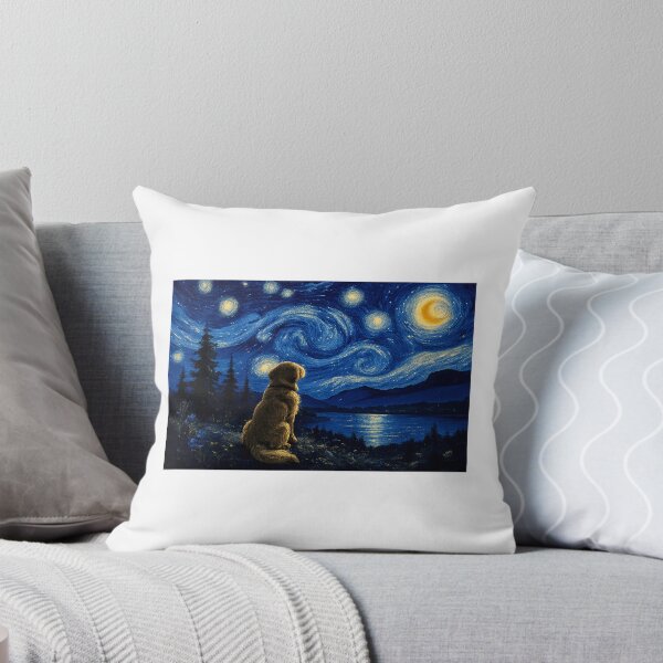 Item preview, Starry Night with Dog designed and sold by LewpyG.
