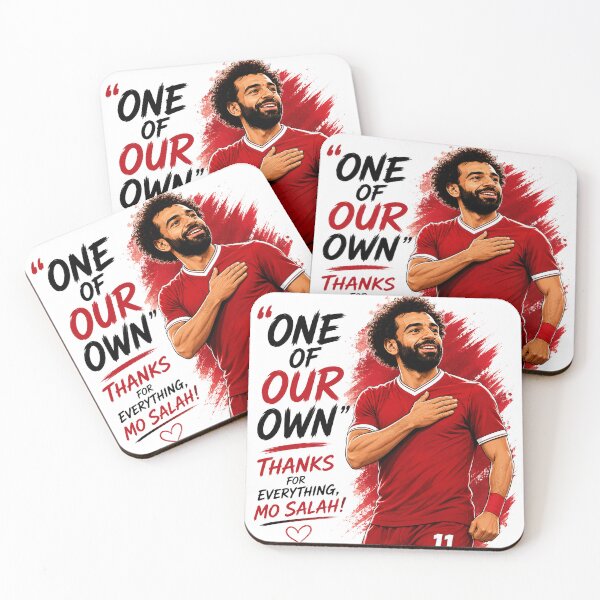 Item preview, Mo Salah One Of Our Own Football Legend Tribute Design designed and sold by UrbanKangaroo.