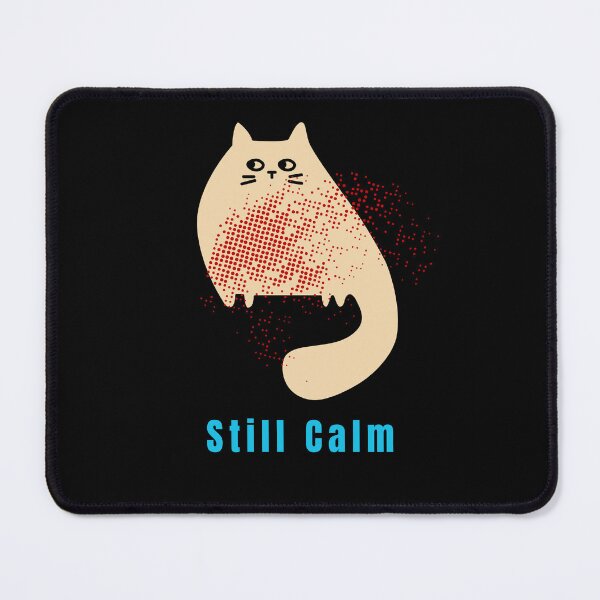 Item preview, Anxiety Cycle Cats – Still Calm Dystopian Cat Meme Design designed and sold by ContigoART.