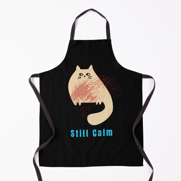 Item preview, Anxiety Cycle Cats – Still Calm Dystopian Cat Meme Design designed and sold by ContigoART.