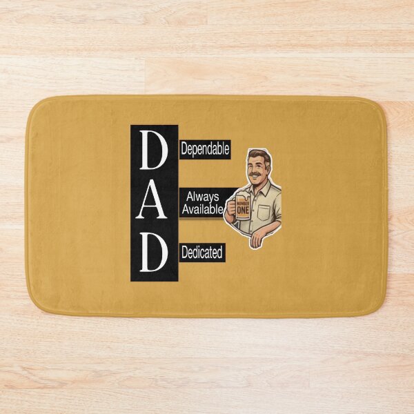 Item preview, Retro Style Dad Acronym & Beer Mug- DAD Design designed and sold by RamjoVerse.