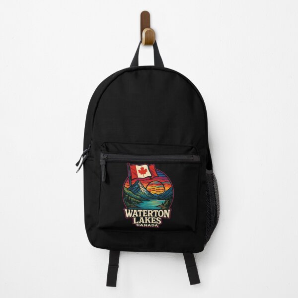 Item preview, Waterton Lakes National Park Canada Trippy Art Travel designed and sold by TomFrontierArt.