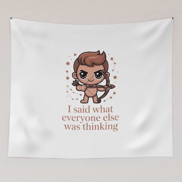 Item preview, Funny Sagittarius Zodiac Shirt – I Said What Everyone Else Was Thinking designed and sold by Cool-cat-art.