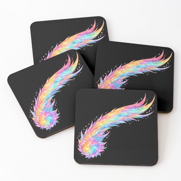 Item preview, Rainbow Tie-Dye Fantasy Feather designed and sold by jgvisualarts.