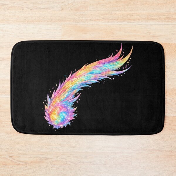 Item preview, Rainbow Tie-Dye Fantasy Feather designed and sold by jgvisualarts.
