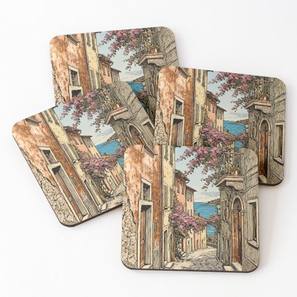 Item preview, Italian coastal village designed and sold by sid1802.