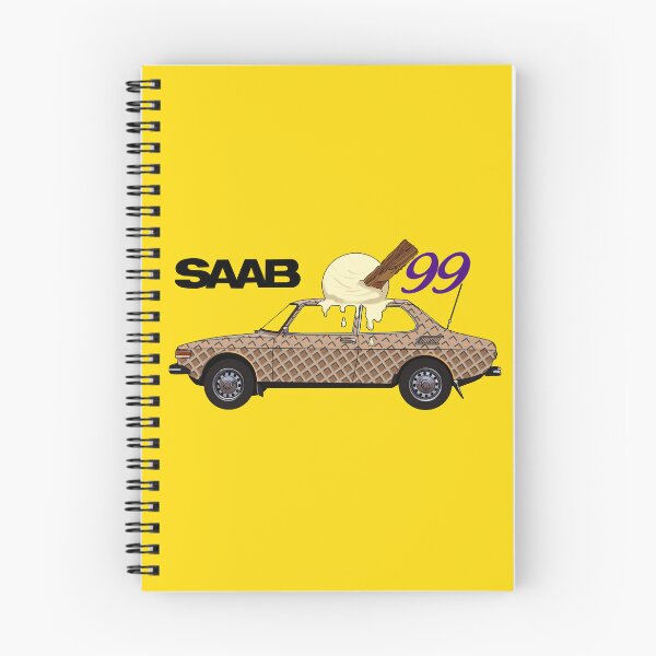 Item preview, Swedish car saab 99 ice cream cone pun designed and sold by Theoldgirl900.