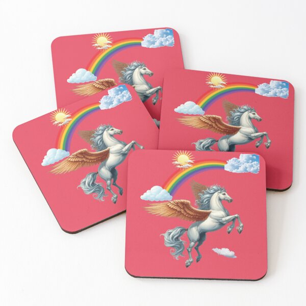 Item preview, Flying Horse  with Rainbow  designed and sold by Shree Dharani Trendz.