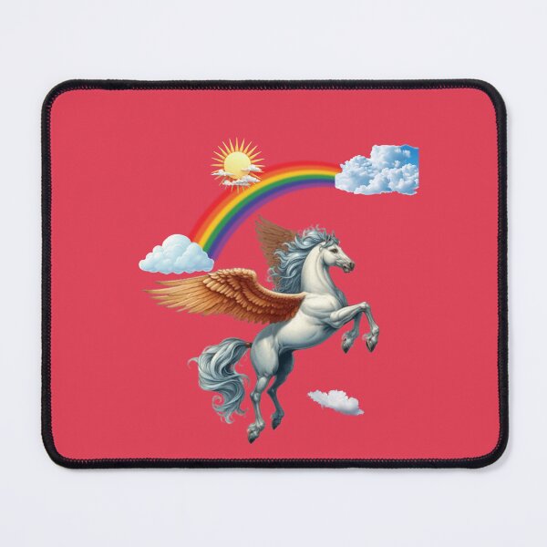 Item preview, Flying Horse with Rainbow designed and sold by Shree Dharani Trendz.