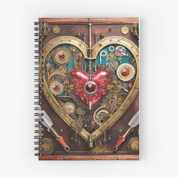Item preview, Steampunk Heart Series - Warriors Rubies and Daggers designed and sold by Lee Hiller Designs.