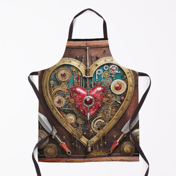 Item preview, Steampunk Heart Series - Warriors Rubies and Daggers designed and sold by Lee Hiller Designs.