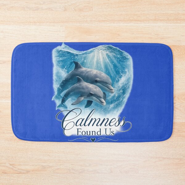 Item preview, La calma nos encontró, diseño estético romántico con delfines y océano. designed and sold by JagrDesigns.
