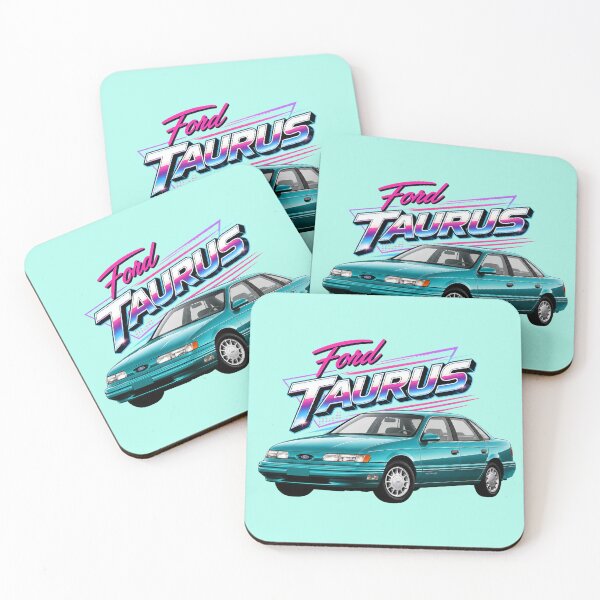Item preview, Retro Ford Taurus 90s Vaporwave Car Design | Teal Taurus Sedan Graphic Tee | Vintage Ford Nostalgia Art designed and sold by SimplyJasper.