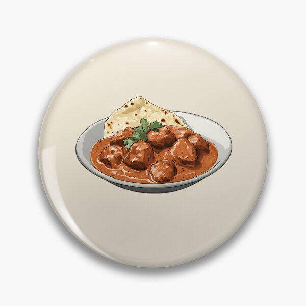 Item preview, Butter Chicken with Naan Bread designed and sold by sakurashorty.