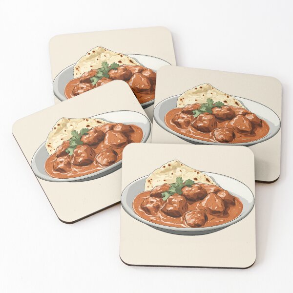 Item preview, Butter Chicken with Naan Bread designed and sold by sakurashorty.