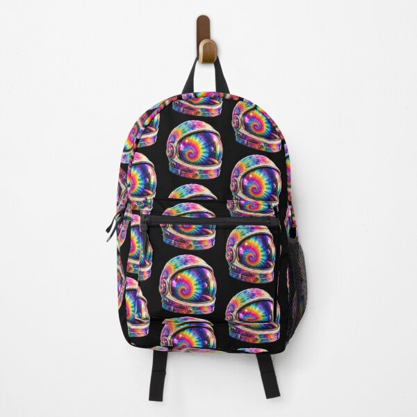 Item preview, Rainbow Tie-Dye Astronaut Helmet designed and sold by jgvisualarts.