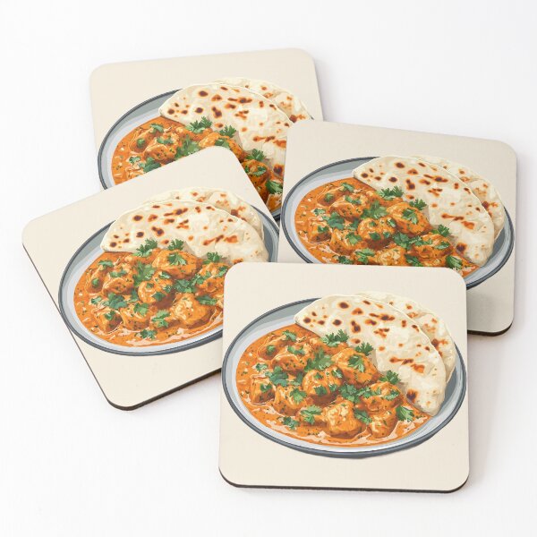 Item preview, Butter Chicken with Naan Bread designed and sold by sakurashorty.